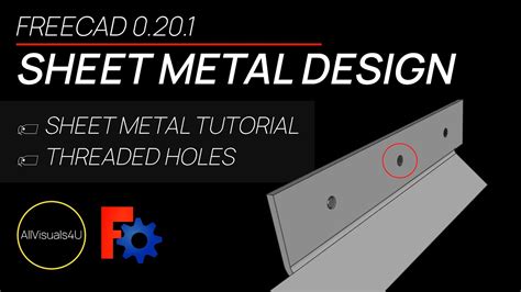 freecad sheet metal unfold|FreeCAD Unfold Sheet with Holes .